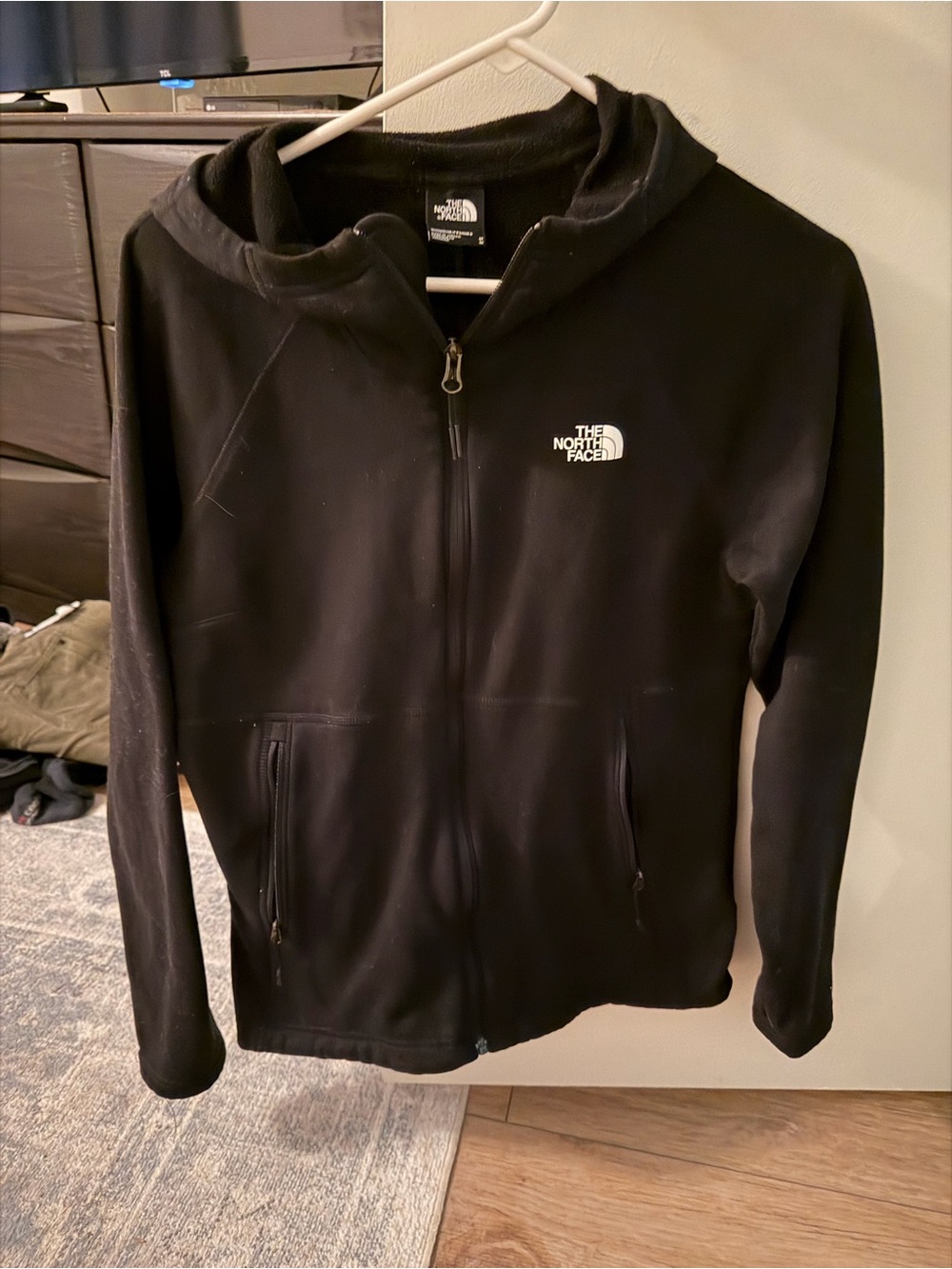 The North Face Black Lightweight Hooded Zip Jacket